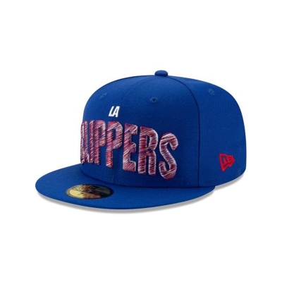 Los Angeles Clippers Gorra | New Era NBA Raised Threads 59fifty Fitted Cap Mexico - Azules